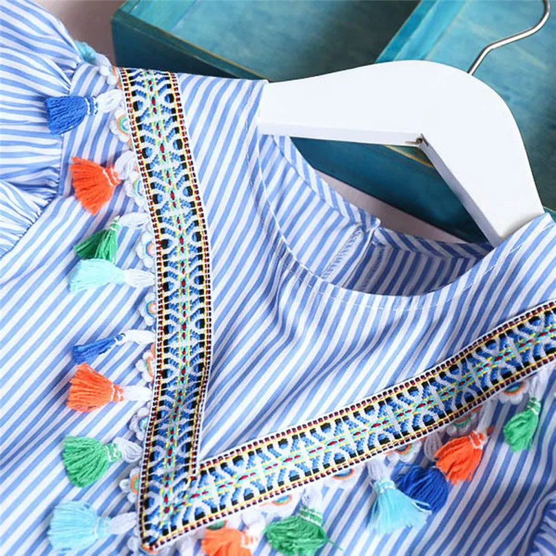 Платье для девочек модный свитер рубашка из чистого хлопка короткая летняя футболка без рукавов пляжное праздничное платье с большим ворсом