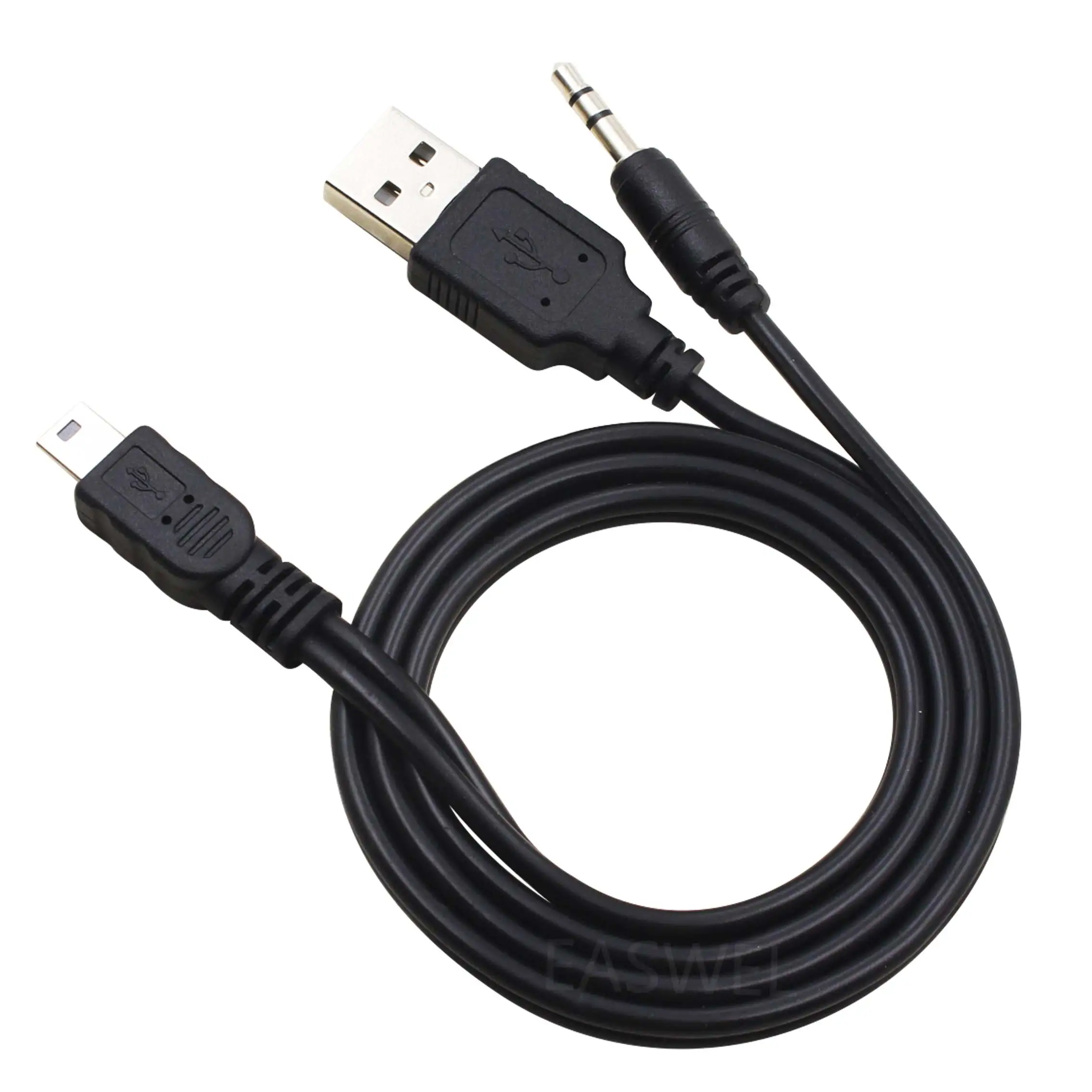 3,5 мм и USB к мини-usb Акустический кабель Шнур зарядное устройство для iHome IHM60 IHM61
