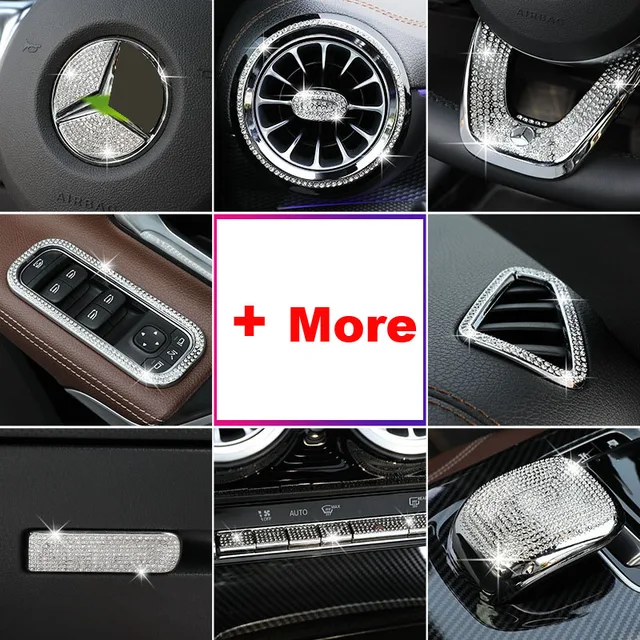 7 stücke Auto Vorne und Hinten Klimaanlage Knopf Aufkleber Für Mercedes  Benz A B klasse GLA GLB CLA W177 w247 H247 X247 C118 2020-2023 - AliExpress