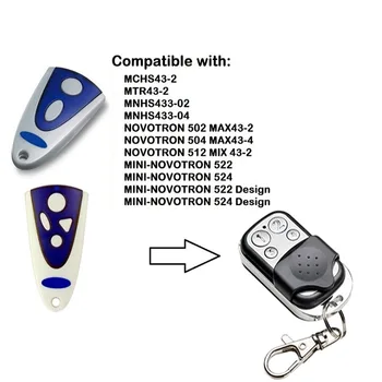 

For 433mhz 502 MAX43-2, 504 MAX43-4 replacement remote control
