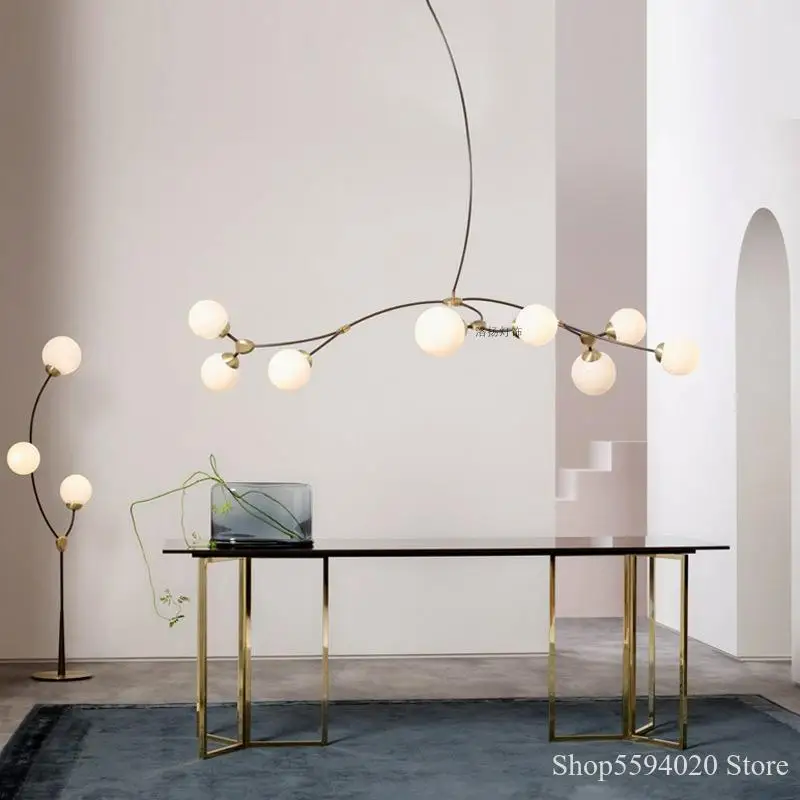 Скандинавская люстра Magic Bean роскошная для гостиной столовой спальни комнатное