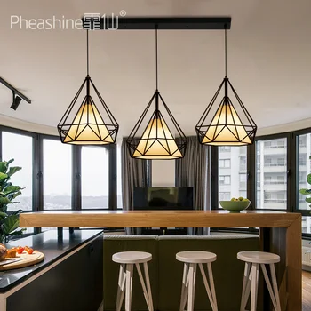 

Nordic restaurant chandelier creative personality three modern industrial wind bar aisle stair balcony light