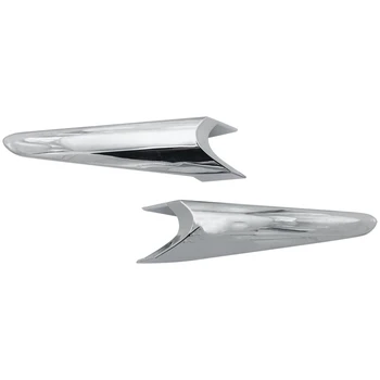 

2PCS B63C-50-C12 B63C-50-C22 Car Fog Lamp Frame Turn Signal Light Chrome Decorative Cover for Mazda 2017-2018