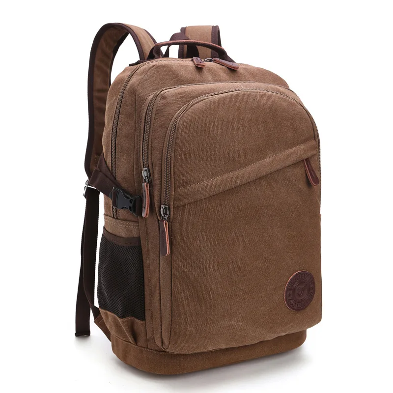 Mochila De Lona Vintage Kaukko Mochila De Senderismo Para Viajes Al Aire Libre Mochilas Escolares Kaukko K1016 Khaki