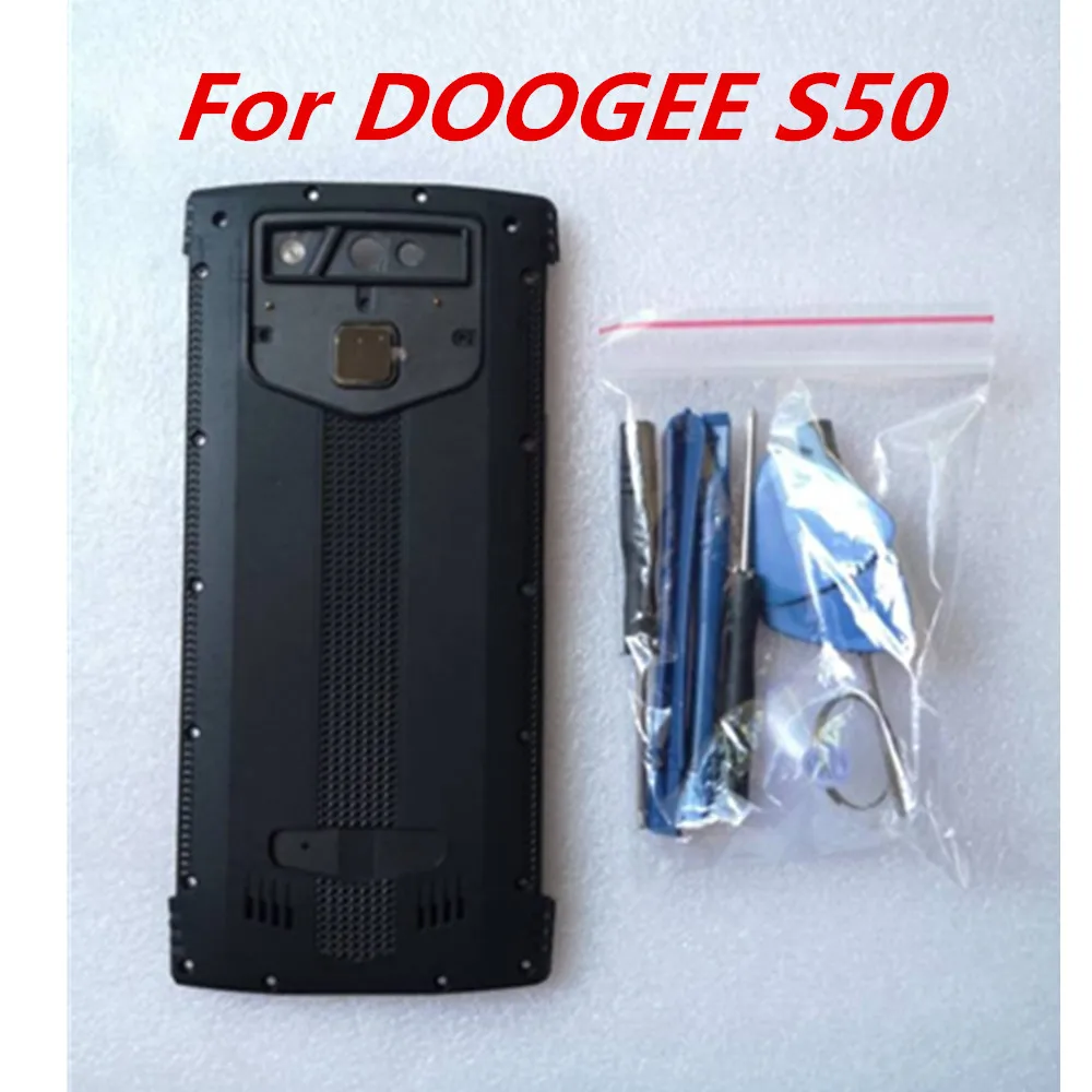 Чехол для мобильного телефона DOOGEE S50, долговечный для мобильного телефона, Корпус Корпуса корпуса, задняя крышка+ громкий динамик+ кабель отпечатков пальцев