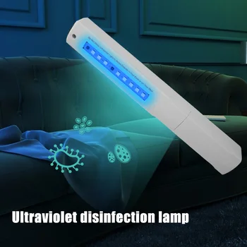 

10 Sanitizer Disinfection Light Wand Lightweight Lamp Stick LED UV Travel LED Sterilizing Disinfection Protection