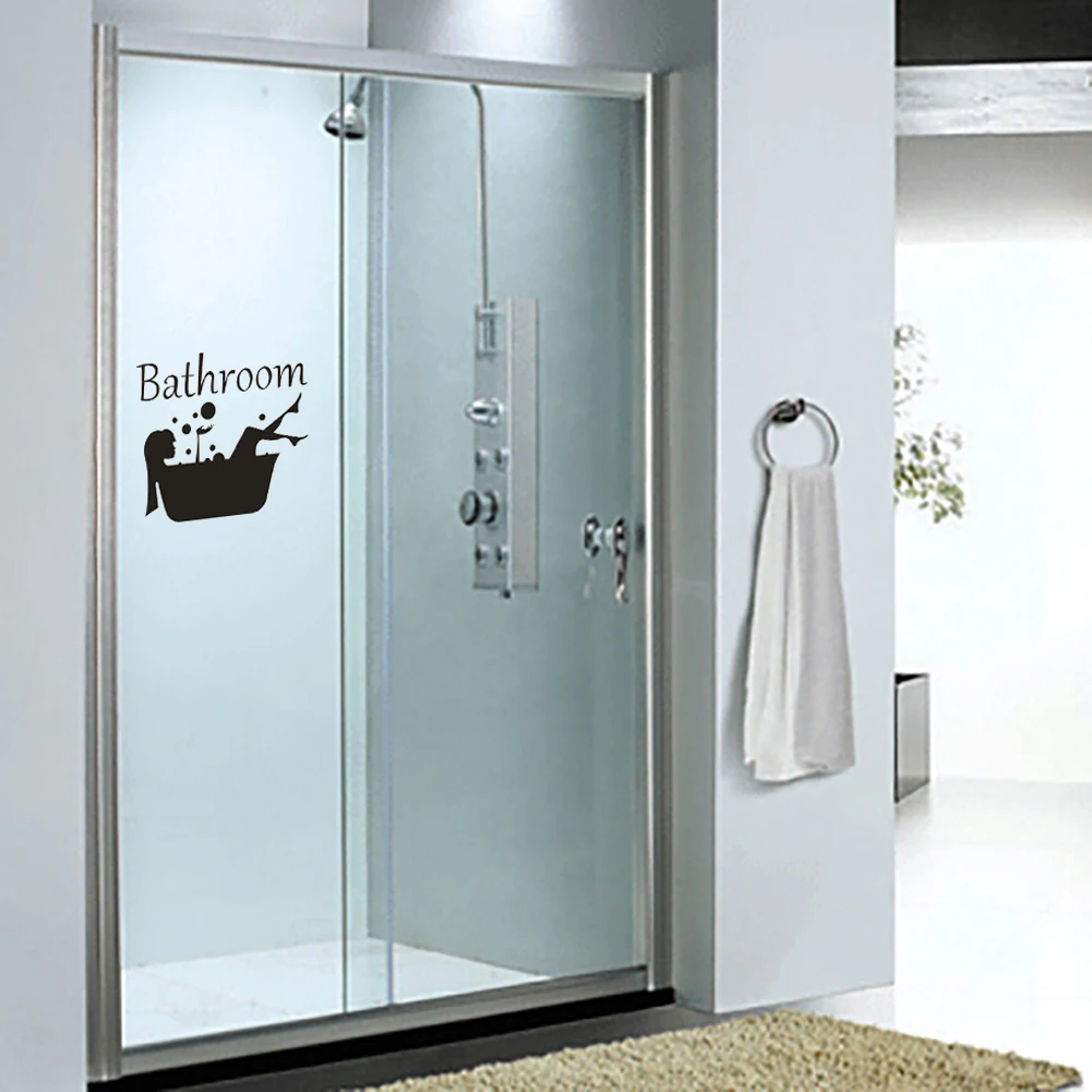 Lady Bathtub Wall Sticker Home Bathroom Door Removable Decal Art Mural Decor Rooms Wall Art Home Decoration Lady Bathtub Wall Sticker Home Bathroom Door Removable Decal Art Mural Decor Rooms Wall Art Home Decoration