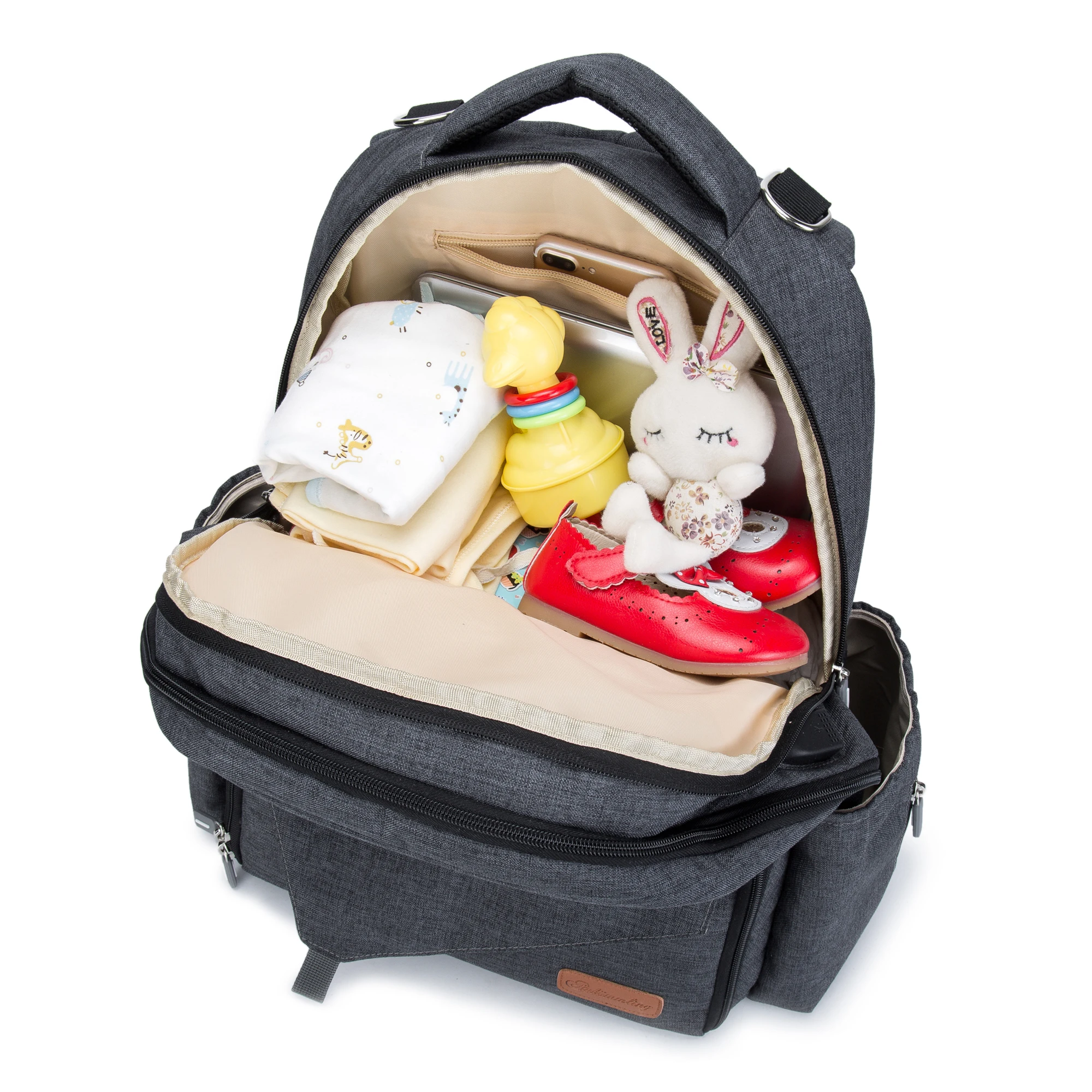 New large waterproof mother baby diaper bag backpack USB changing maternity nappy bags for mom mommy mama stroller organizer