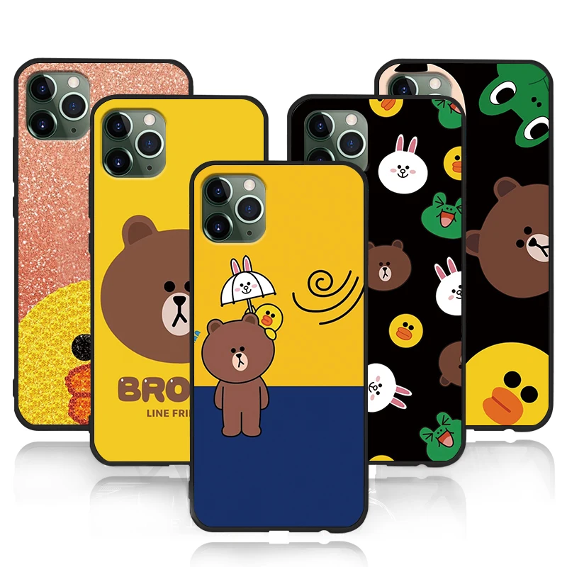 Чехол для телефона iphone 11 Pro Max XR XS MAX X Line Town Happy life Apple 8 7 6 5S s Plus Силиконовый ТПУ