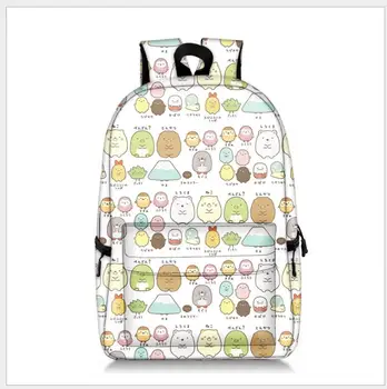 

Sumikko Gurashi Printing Backpack Women Cute Backpack Kawaii School Backpack Nylon Candy Color Cartoon Travel Mochila Feminina