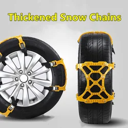 Pointes de neige en TPU épaisses universelles, pour pneus de voiture, outils antidérapants pour l'hiver, accessoires de roues Automobiles 