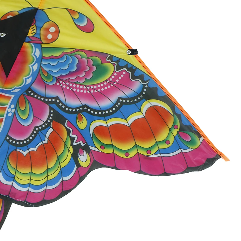 Details about   1Set 90*50cm butterfly printed long tail kite outdoor kite toy with handle lX4_N 