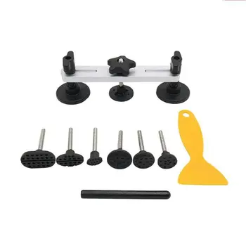 

Aluminum Car Sag Repair Kit Pit Repair Free Chrome Dent Repair Puller Easy To Operate Paintless Dent Repair Tools