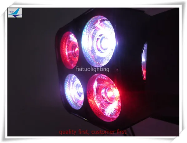 E-4pcs супер луч Четырехцветные огни сценический светодиодный DJ Lumiere матрица 4*15 Вт Луч подвижный светильник RGBW светодиодный мини-пучок мыть движущаяся головка