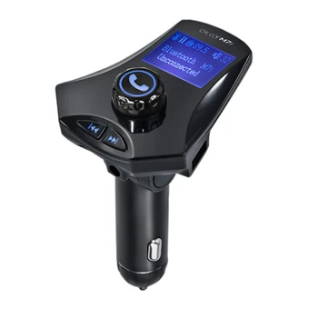

Wireless FM Transmitter Bluetooth Car Kit MP3 Player Aux Modulator Handsfree LCD Display USB TF Car Charger with EQ Mode
