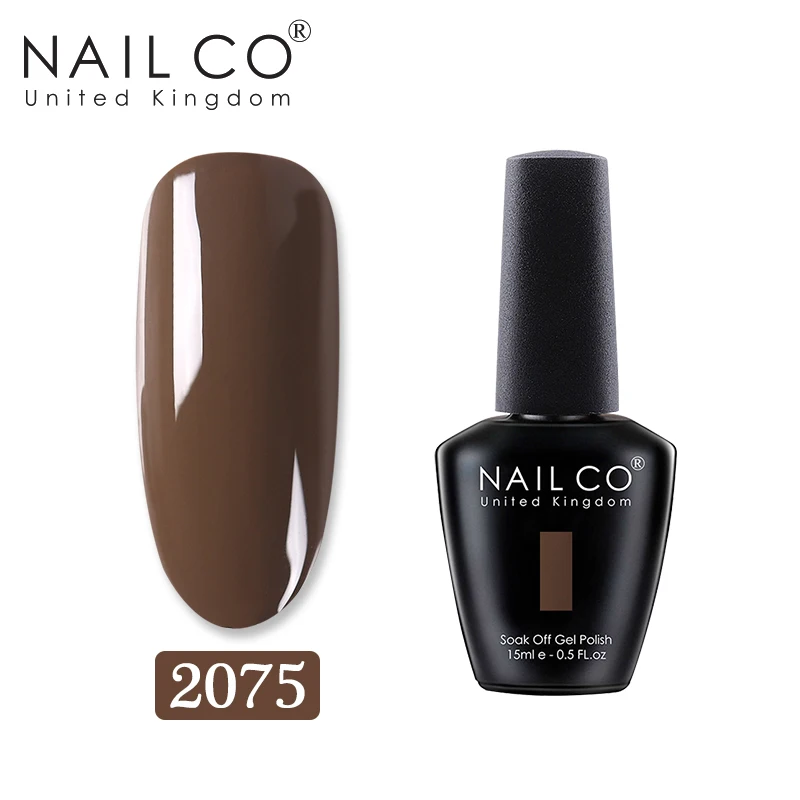 2075 NAILCO желтый тыквенный цвет УФ-гель для ногтей полуперманентный замочить от ногтей гель лак грунтовка лак Гибридный гвоздь лак - Цвет: 2075