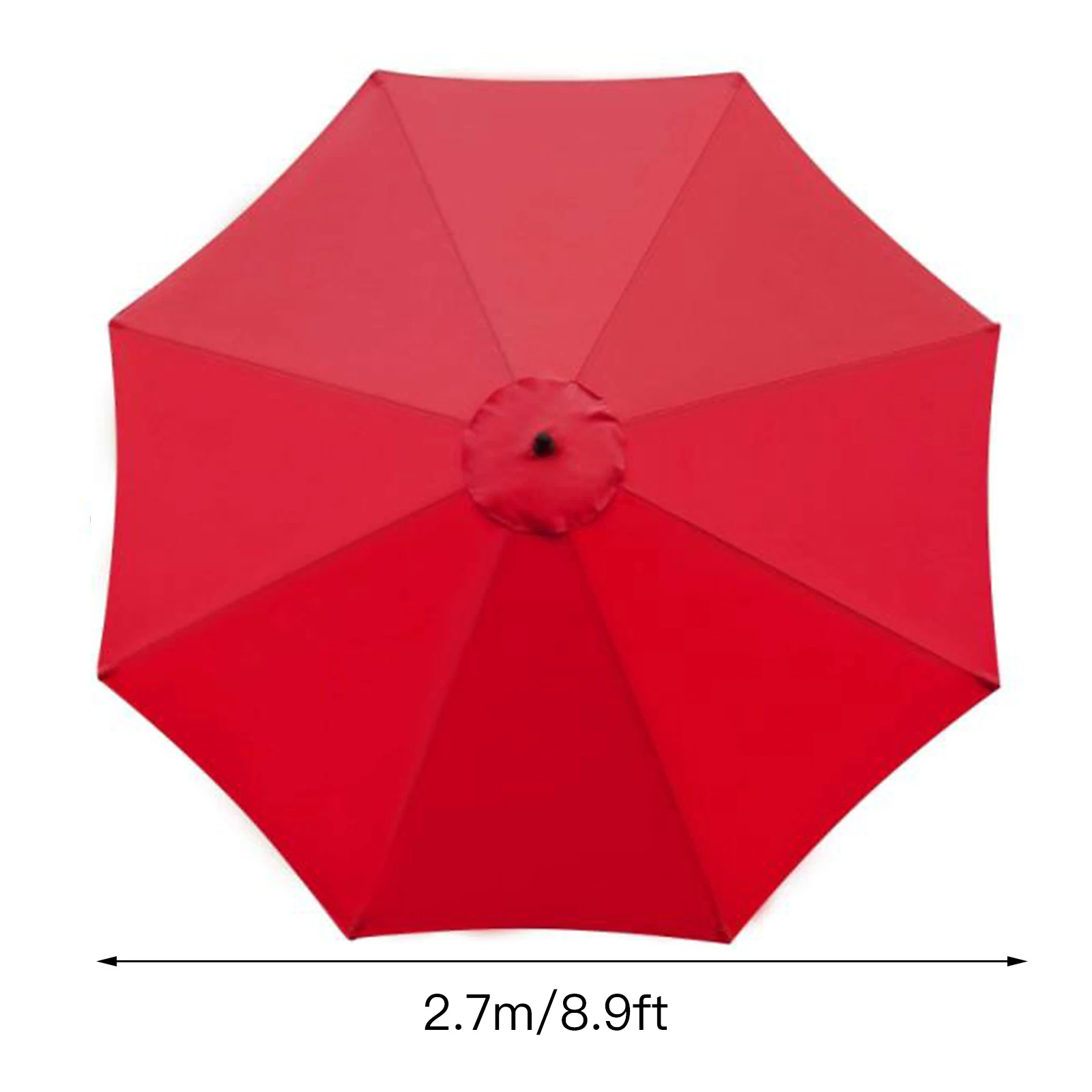 Beach Umbrella Replacement Canopy Garden Patio umbrella 3 Meters Anti-UV Polyester Cloth parasol plage Without Mental Structure 