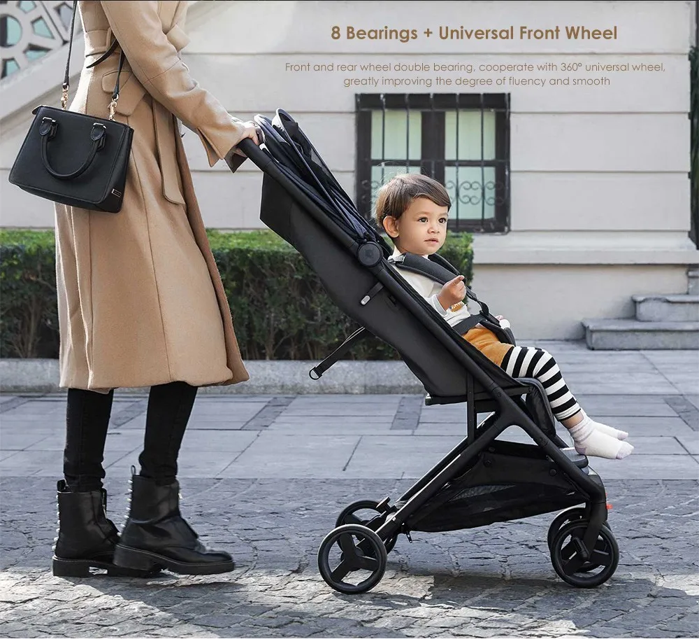 Xiaomi youpin, детская коляска, легкая, портативная, для путешествий, для детей, коляска, складная, подходит для детей 4 сезона