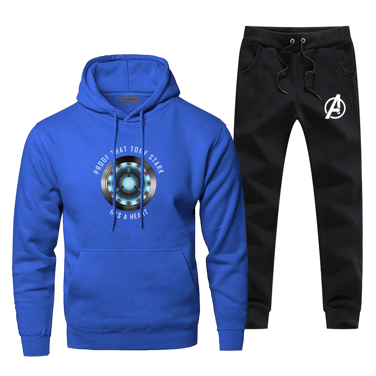 New Arrival Men's Jogging Iron Man Proof That Tony Stark Has A Heart Male Set Cosplat The Avengers Hoodies Fashion Casaul Pants New Arrival Men's Jogging Iron Man Proof That Tony Stark Has A Heart Male Set Cosplat The Avengers Hoodies Fashion Casaul Pants