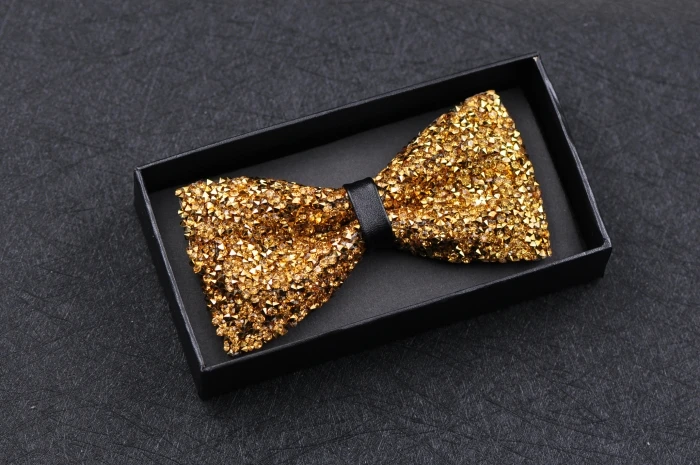 Rinestone Bow Tie Элегантный мужской женский галстук-платок со стразами и кристаллами для жениха, Свадебная вечеринка, эластичная лента, бабочка для смокинга, банкета - Цвет: Rinestone Bow Tie