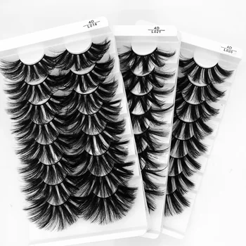 

8 pairs 4D Mink Lashes Natural False Eyelashes Dramatic Volume Fake Lashes Makeup Eyelash Extension Silk Eyelashes