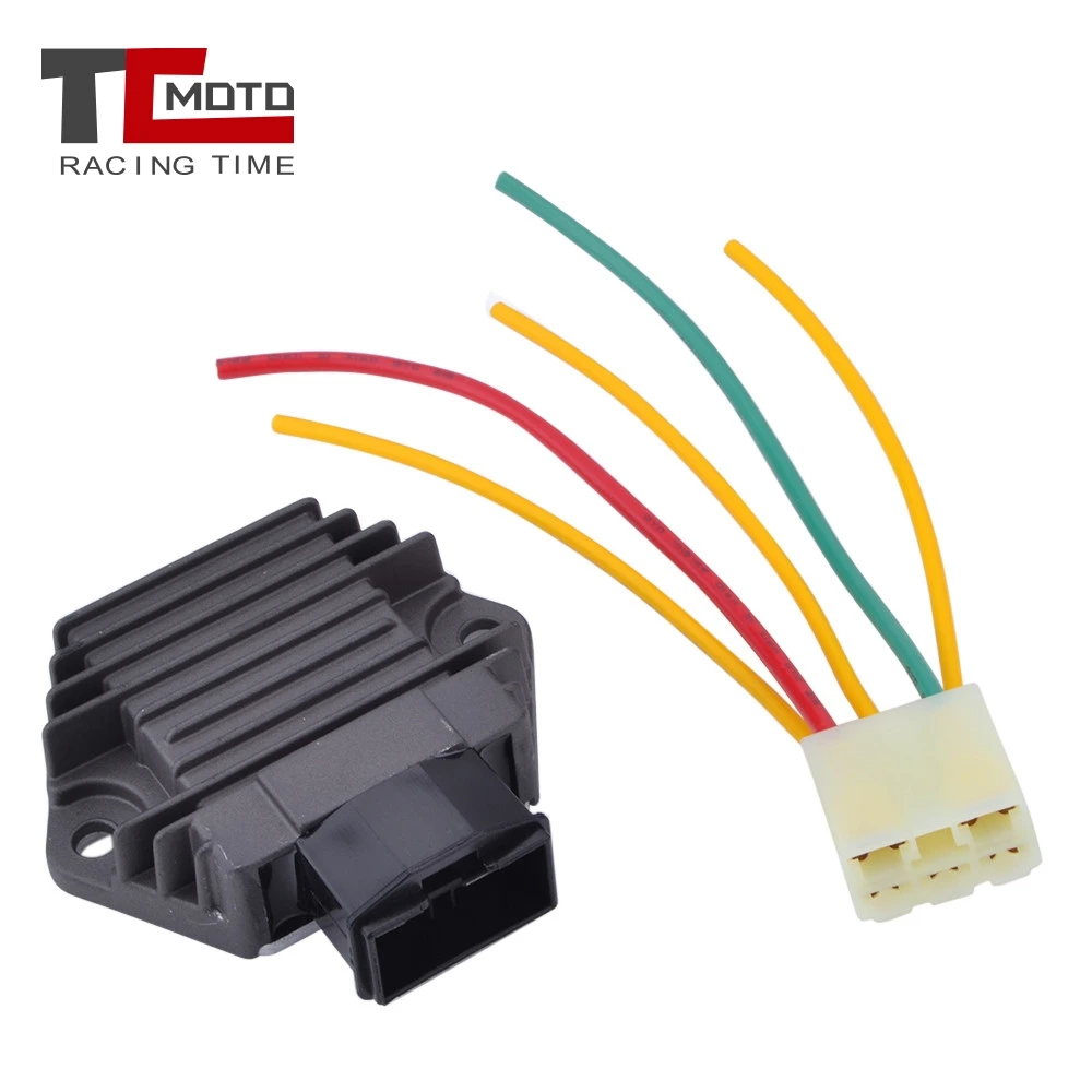 Tcmoto 12V Regolatore Di Tensione Raddrizzatore Di Corrente Per Honda Vt250 Vt-250 Spada Mc20 Mc 20 Pc800 Pc 800 1989-1998 Vtr1000 Vtr 1000