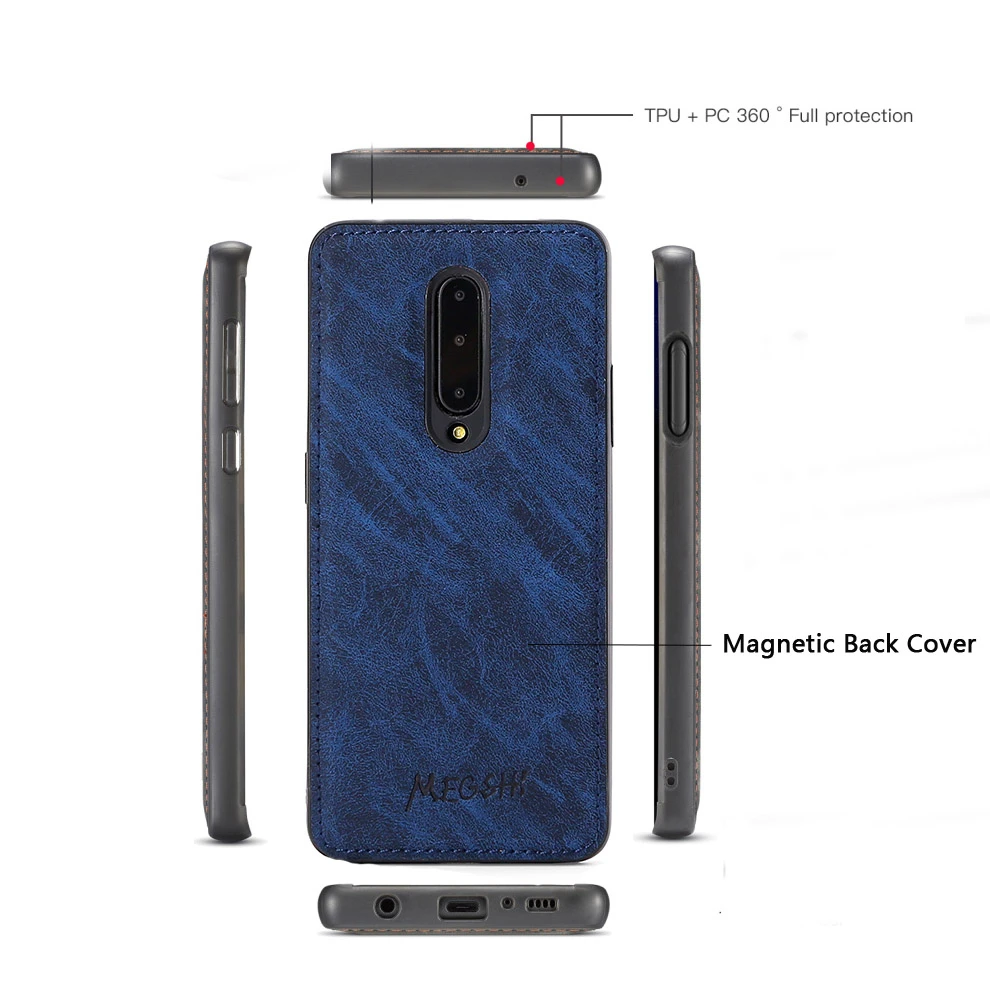 Кожаный флип чехол кошелек со съемной магнитной задней крышкой для samsung S7 edge S8 PLUS