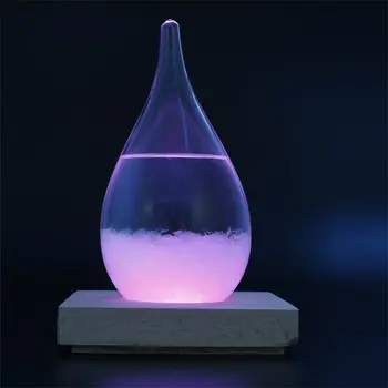 

11 Styles Transparent Weather Forecast Bottle Storm Glass Water Drop Globe Ornaments Glass Accessories Blow Drop Shipping