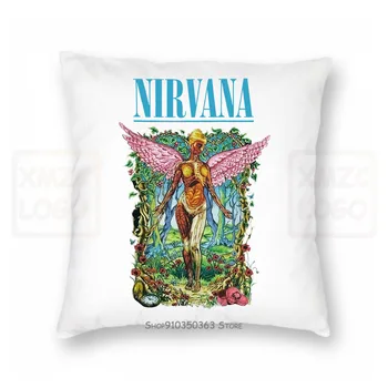 

Mens M Black Nirvana Shirt Women Men Pillow case
