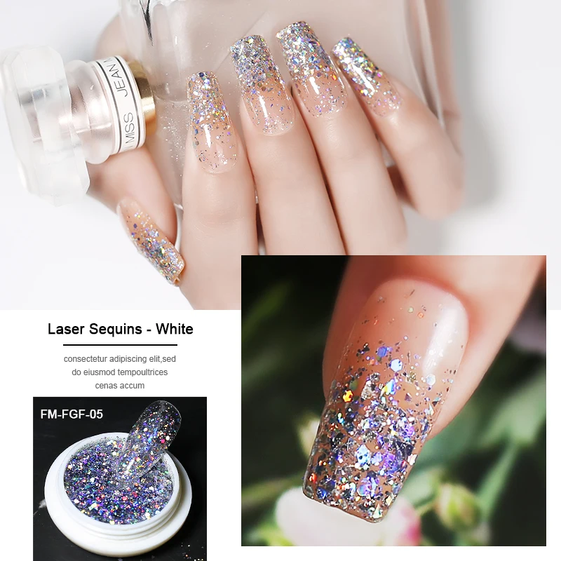 Reflective Super-Shiny Nail Glitter Powder Rainbow Glitter Sparkly Nail Art Chrome Pigment Silver DIY Art Decoration 1Box