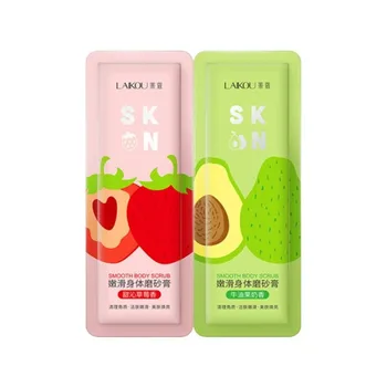 

20pcs Body Scrub Shea Exfoliating Scrub Cream Dead Skin Remove Exfoliating Scrub Cream Body Skin Whitening Cream