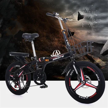 

16 inch 20 inch folding bike 7 speeds Disc Bike with disc bike Adult bicycle frame mini bicycle with basket Folding Bicycle kids