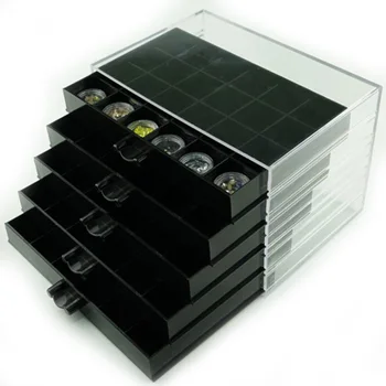 

Nail Sticker Storage Box 120/72/30 Grids Excellent Acrylic Nail Sticker Rack Accessories Holder Applicable to Nail Jewelry Box