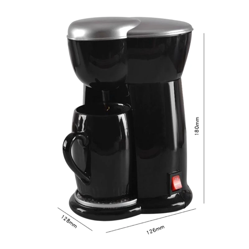 Electric Drip Coffee Maker Household Coffee Machine 6 Cup Tea Coffee Pot(UK Plug)