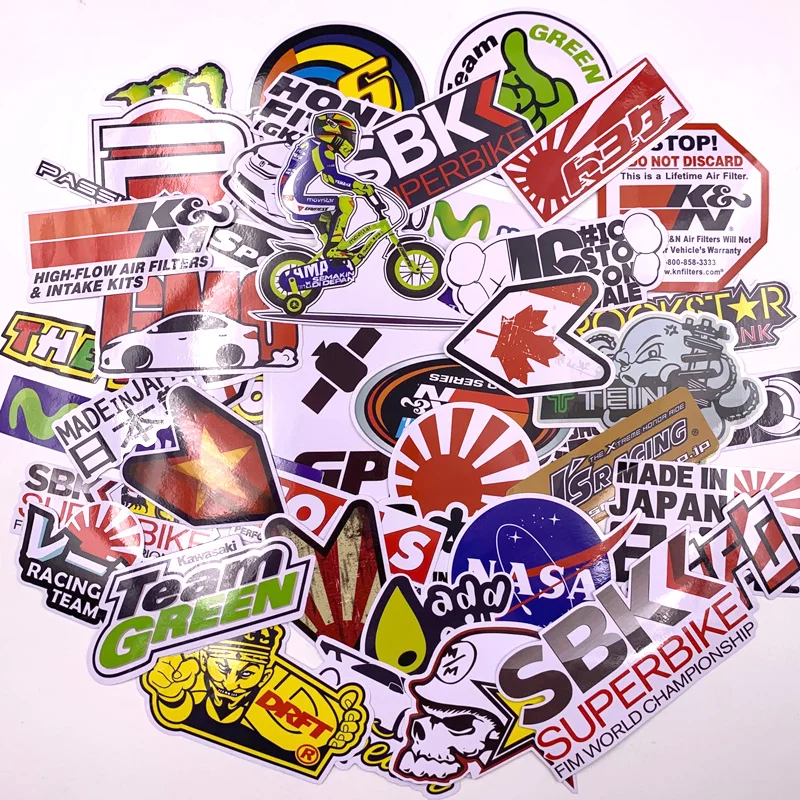 

40 pcs Funny Car Stickers on Motorcycle Suitcase Home Decor Phone Laptop Covers DIY Vinyl Decal Sticker Bomb JDM Car styling