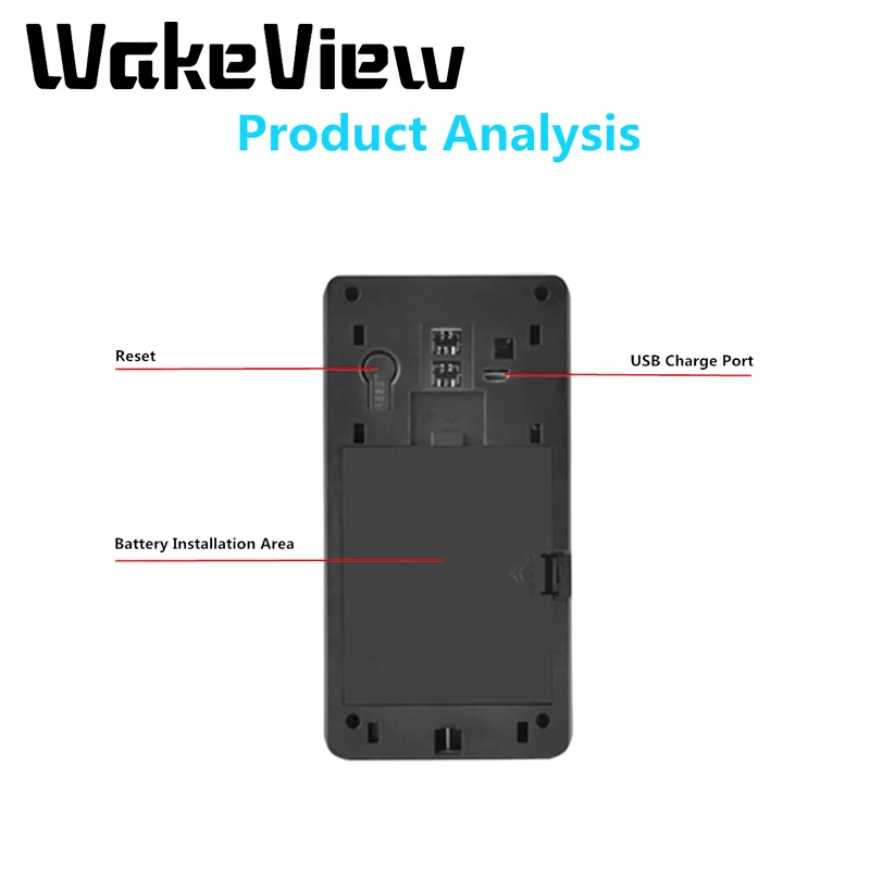 WakeView Smart WiFi Video Doorbell Camera 720P Visual Intercom Chime IR Night vision IP Door Bell Wireless Home Security Camera