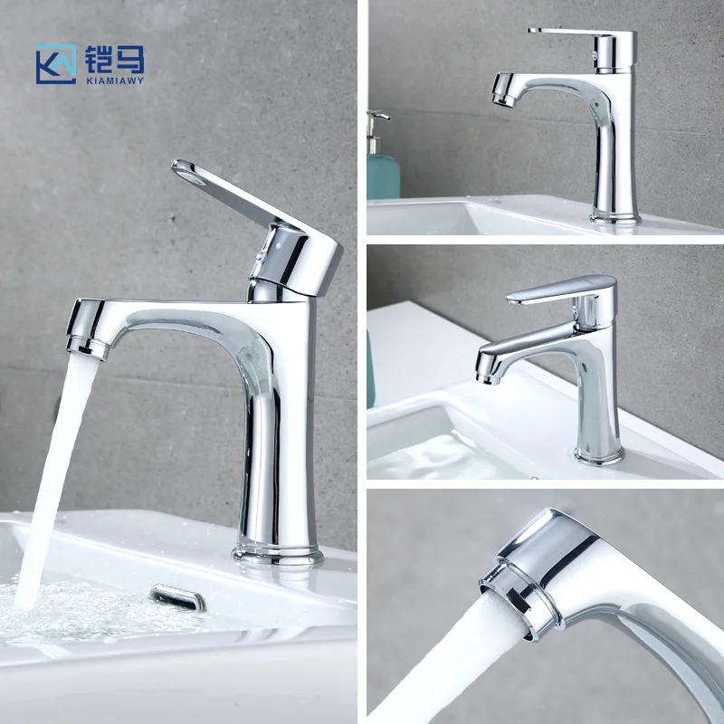 

Manufacturers Direct Selling Single Bore Basin Faucet Hot And Cold Mixing Valve Faucet Sanitary Ware Toilet Inter-platform Basin