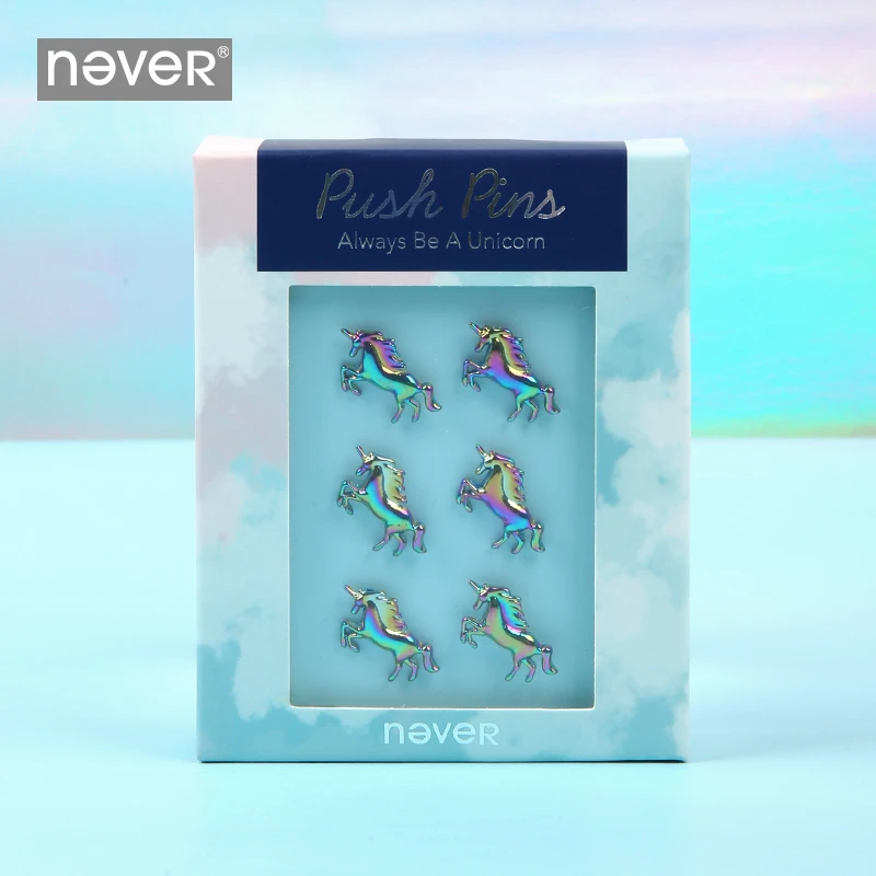 決してユニコーン型サムタックメタルオフィスウォールピンコルクボードプッシュピン写真マップコルクボードサムタックオフィスギフトステーショナリー ピン Aliexpress