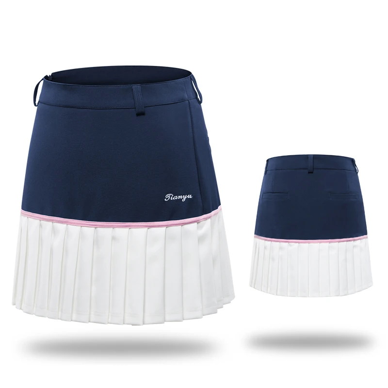 Golf Clothing Women Skirts Summer Autumn Slim Sports Tennis Badminton Pleated Half-length Skirt Safety Knickers Short Pants