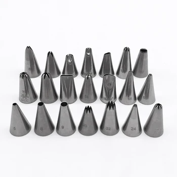 

Stainless Steel Small Size Decorating Nozzle Icing Tube Pastry Tips Fondant Cake Decorating Sugarcraft Tools