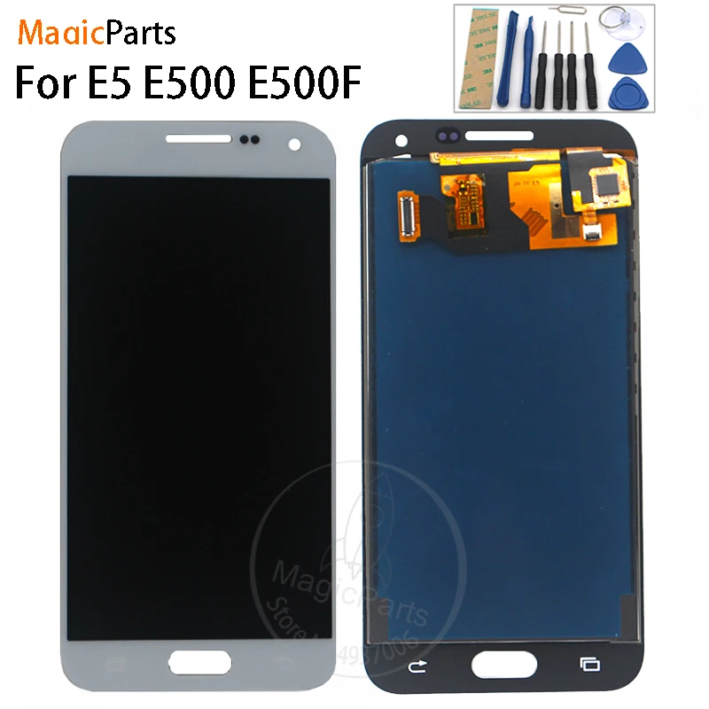 ЖК дисплей 5 0 дюйма для Samsung Galaxy E5 E500 E500F E500H E500M с сенсорным экраном и дигитайзером
