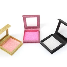 Милая картонная коробка для упаковки накладных ресниц, коробка для упаковки с логотипом на заказ- PX2035