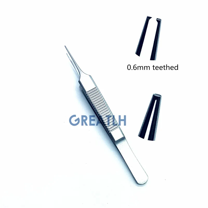 Stainless Steel Tweezers 12.5 Cm Surgical Forceps Dental Insturment
