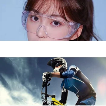 

Anti-fog Goggles UV-Protect Sunglasses Safety Eyewear Anti-spitting Splash Cycling Eyewear for Bike Outdoor Hiking Camping