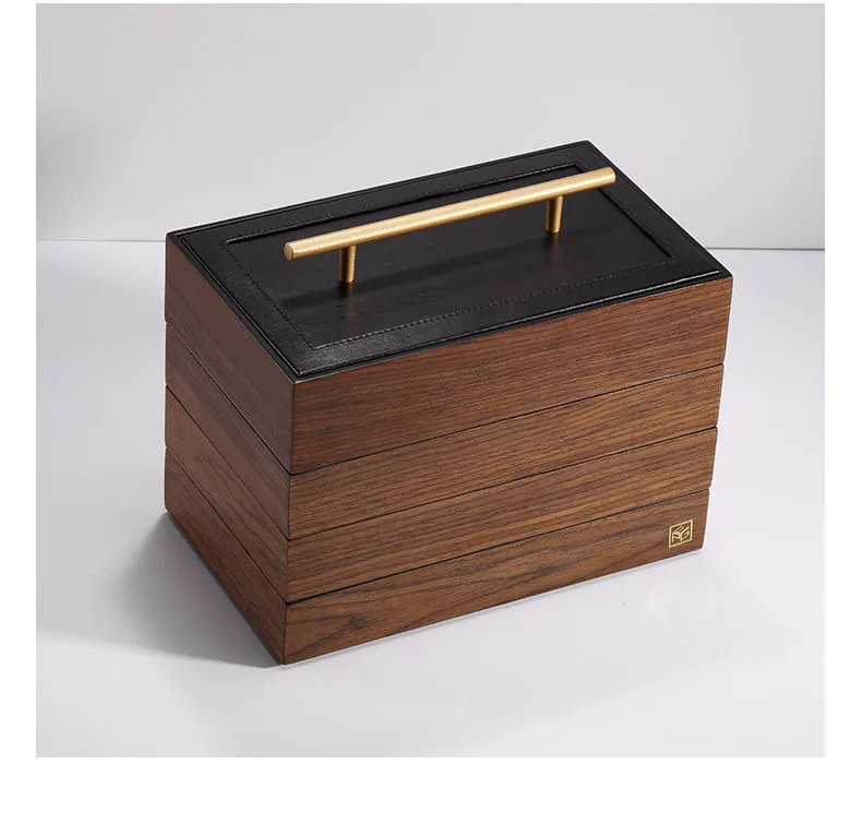 Escape character practical temperament jewelry box hierarchical fashion simple make-up new portable boxes | Украшения и