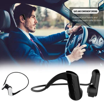 

E3 Bone Conduction Bluetooth Headset Wireless Sports Waterproof Stereo W/ Mic Bluetooth Wireless Headset Stereo