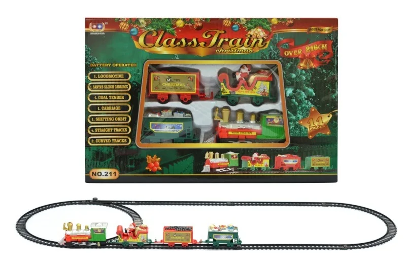

CHILDREN'S Train Camera Track Toy Electric Rail Train Small Train Christmas Gift Classical Rail Train