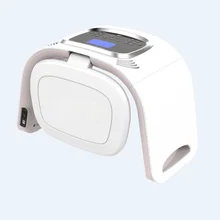 Новинка 4 цвета Фотон led омоложение кожи лечение выпадения волос фотонный светильник терапия pdt led машина