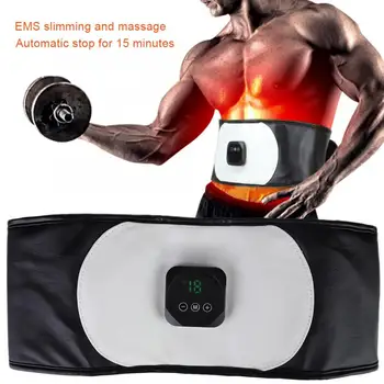 

Massager EMS Abdominal Muscles Fitness Device Intelligent Slimming Belt Body Building Pain Relief Massage Relaxation