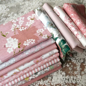 

Cherry Blossom Printed Cotton Fabric Twill Cotton Fabric Baby Clothes Bed Sheet Fabric DIY